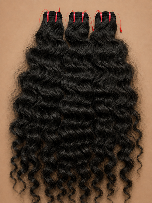 3 BUNDLE DEAL - 22 INCH LOOSE CURL INDIAN